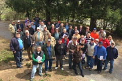 Group Photo at Falling Waters Battlefield with Bob Harsh